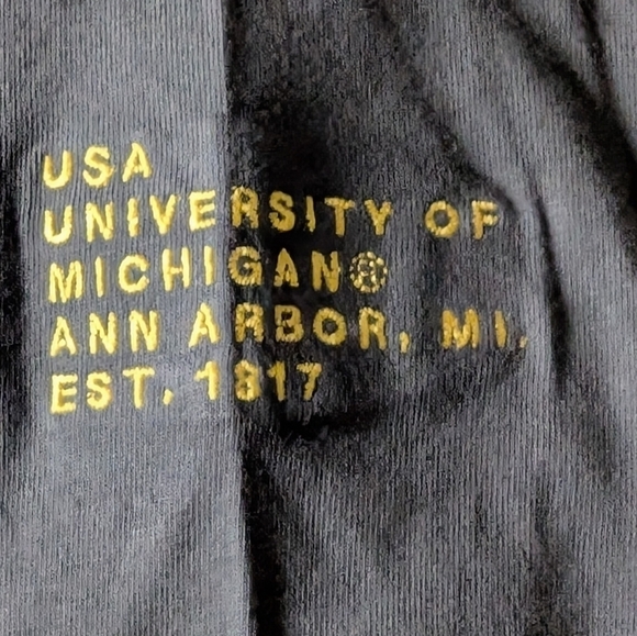 Mens Michigan Wolverines Grey Nike Jordan Military Hooded Sweatshirt Size Small - Picture 9 of 14